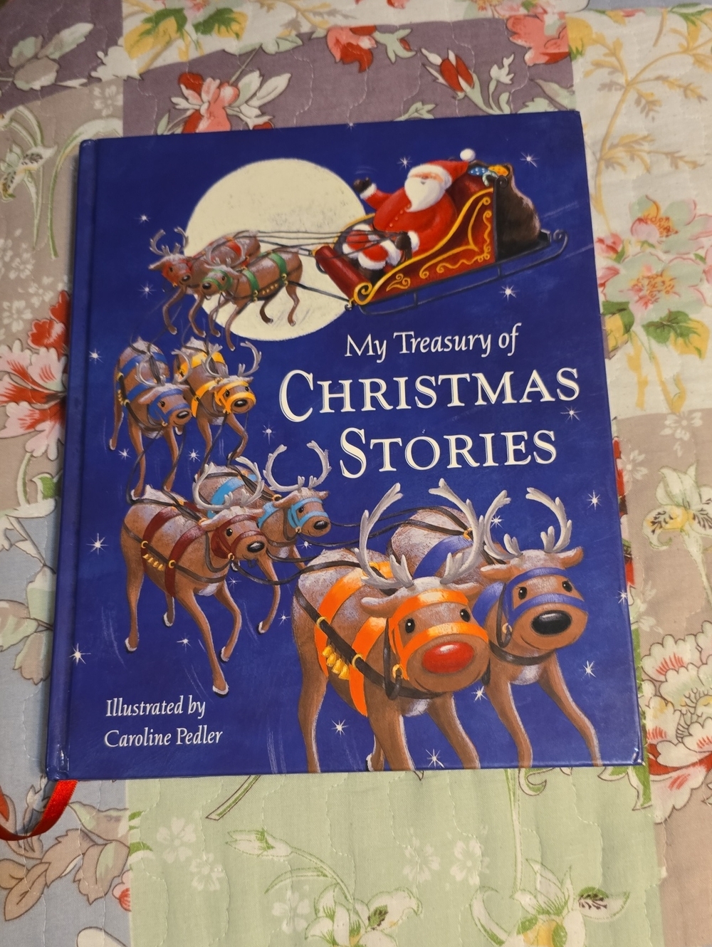 NEW Christmas Storybook with Santa and Reindeer